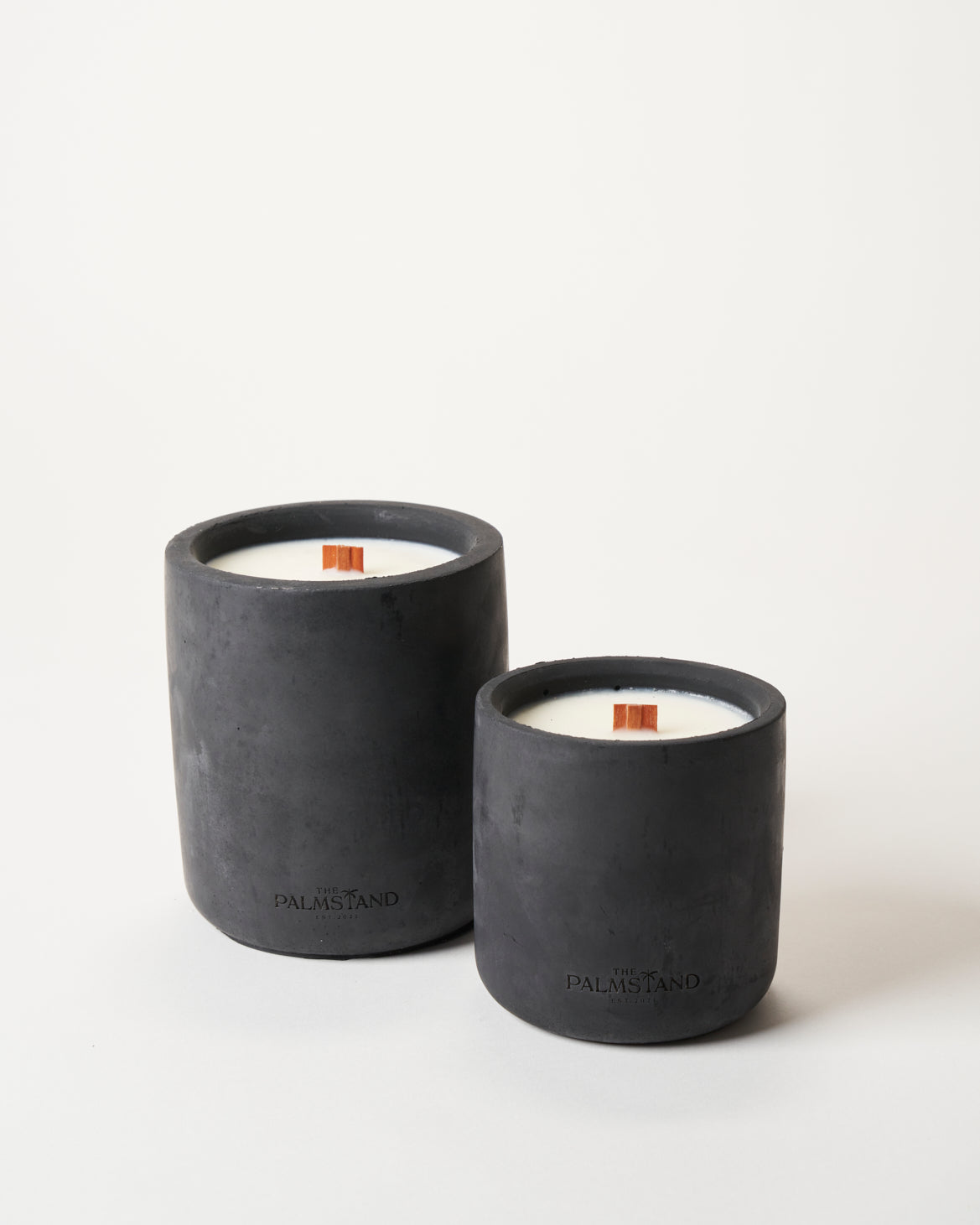 PalmStand Candle Large Charcoal